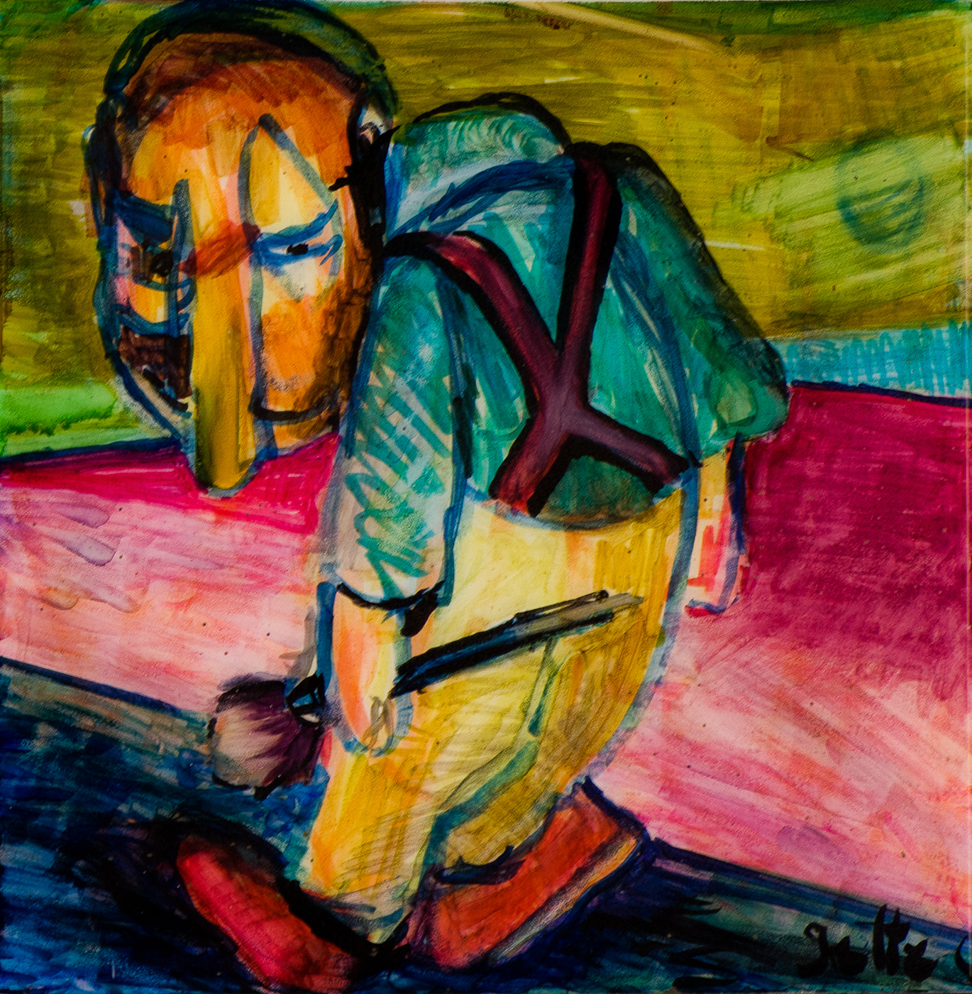 Drawing / Works on Clayboard Gette