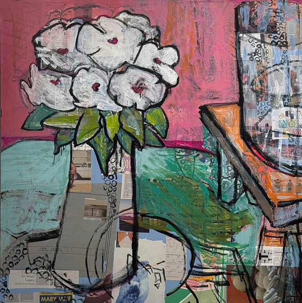 Ode to the Comic Master #148" x 48" Mixed Media Collage